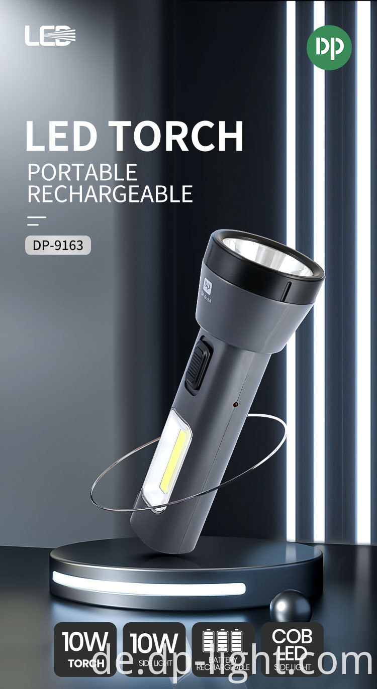 Powerful COB Torch Light